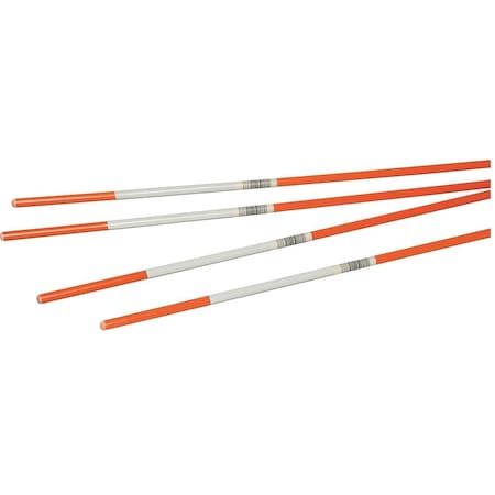 Hy-Ko Reflective Fiberglass Property Markers, PK12 DM600